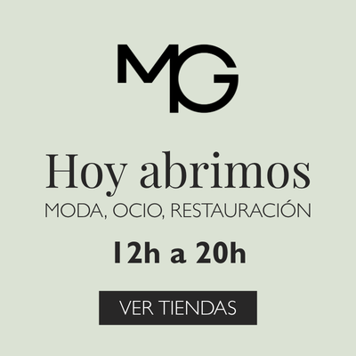 Hoy abrimos. Moda, ocio, restauración. 12h a 20h. Ver tiendas